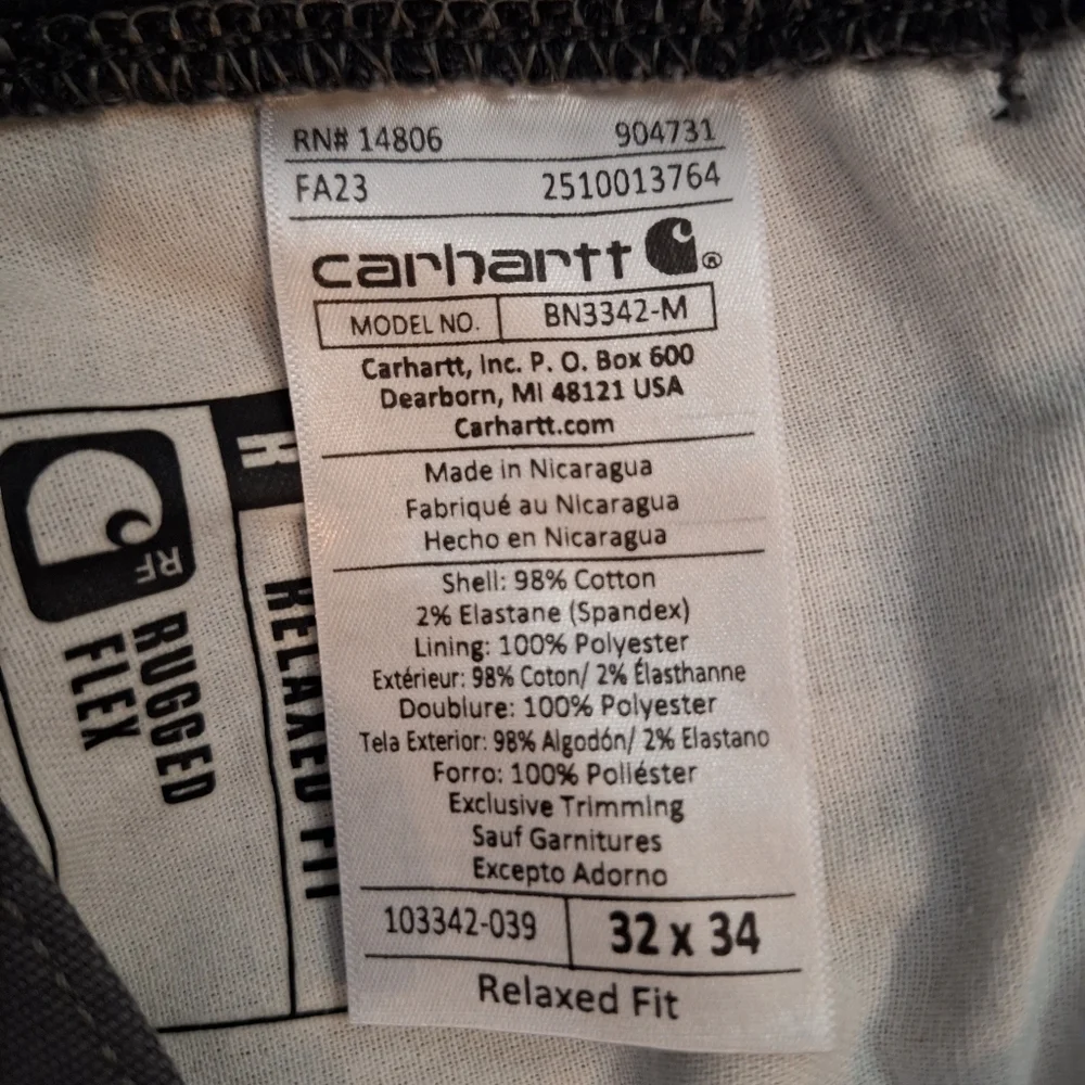 NWT CARHARTT Gray Men's Pants